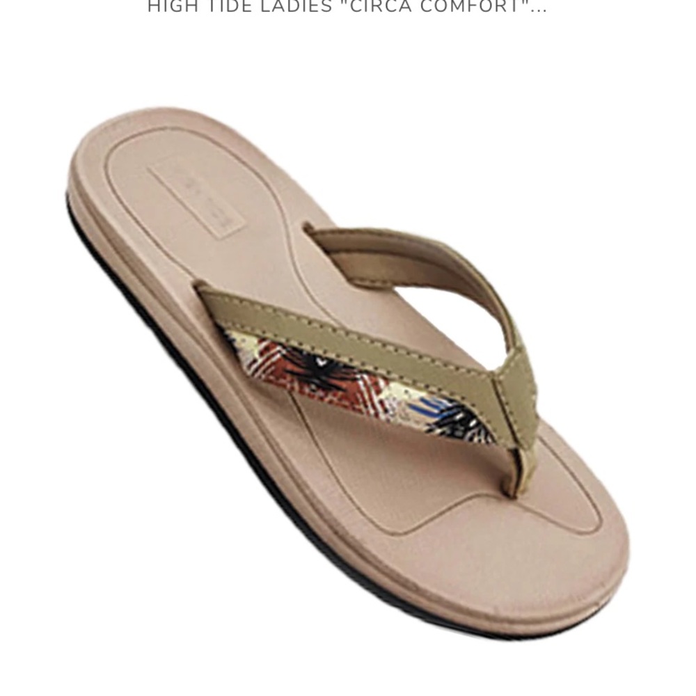 NEW HIGH TIDE LADIES "CIRCA COMFORT" FLIP FLOPS Size:7